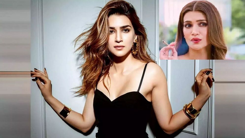 তাহলে কি কৃতি ধূমপানে আসক্ত হয়েছেন?