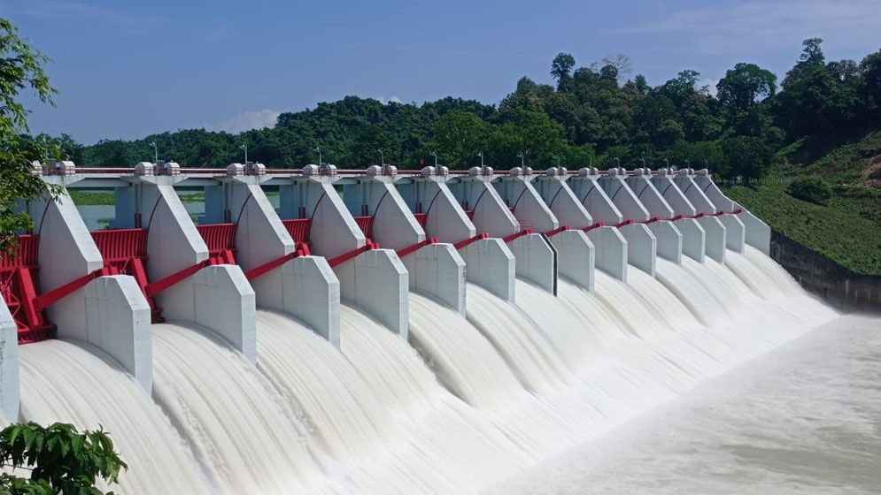 খুলে দেওয়া হয়েছে কাপ্তাই বাঁধের ১৬ জলকপাট
