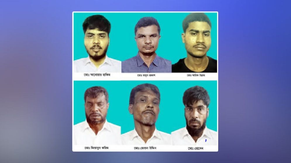 লেফটেন্যান্ট তানজিম হত্যায় জড়িত ৬ জন আটক