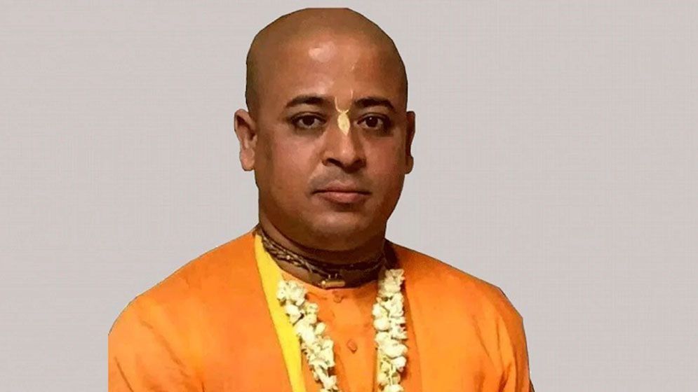 ইসকন নেতা চিন্ময় কৃষ্ণ দাস ব্রহ্মচারী গ্রেপ্তার