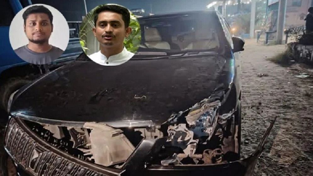 দুর্ঘটনার কবলে হাসনাত-সারজিসের গাড়িবহর