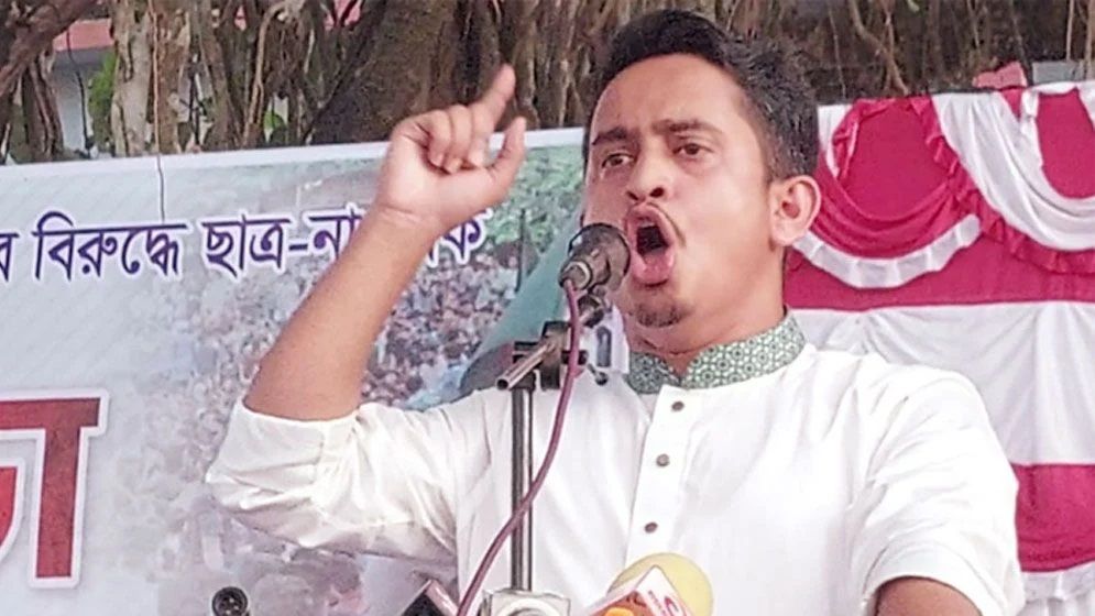আ. লীগকে নির্বাচনে অংশ নিতে দেবো না, প্রয়োজনে দ্বিতীয় অভ্যুত্থান: সমন্বয়ক সারজিস