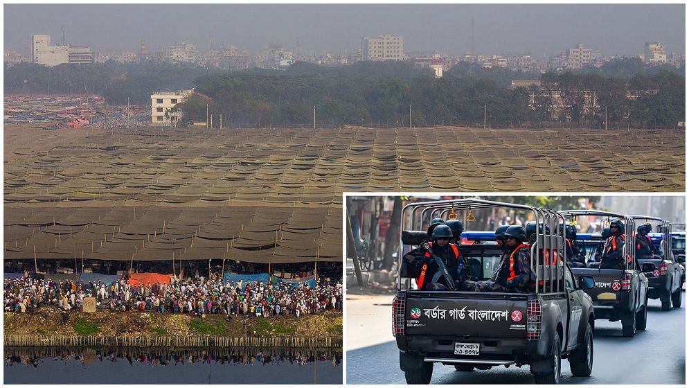 টঙ্গী ইজতেমা ময়দানে দু’পক্ষের সংঘর্ষ, বিজিবি মোতায়েন