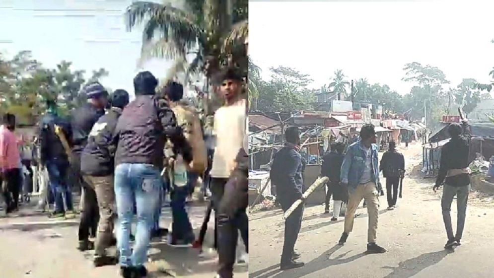 বাগেরহাটে বৈষম্যবিরোধী ছাত্র আন্দোলনের মার্চ ফর ইউনিটির গাড়িবহরে হামলা