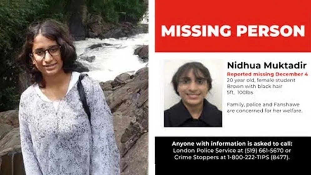 কানাডায় নিখোঁজের এক মাস পর বাংলাদেশি শিক্ষার্থীর মৃতদেহ উদ্ধার