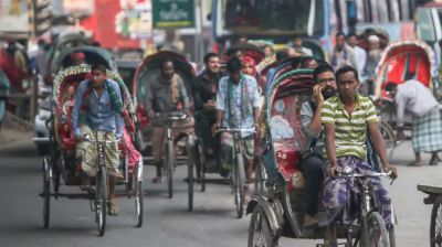 ঢাকার যানজটে রিকশার প্রভাব