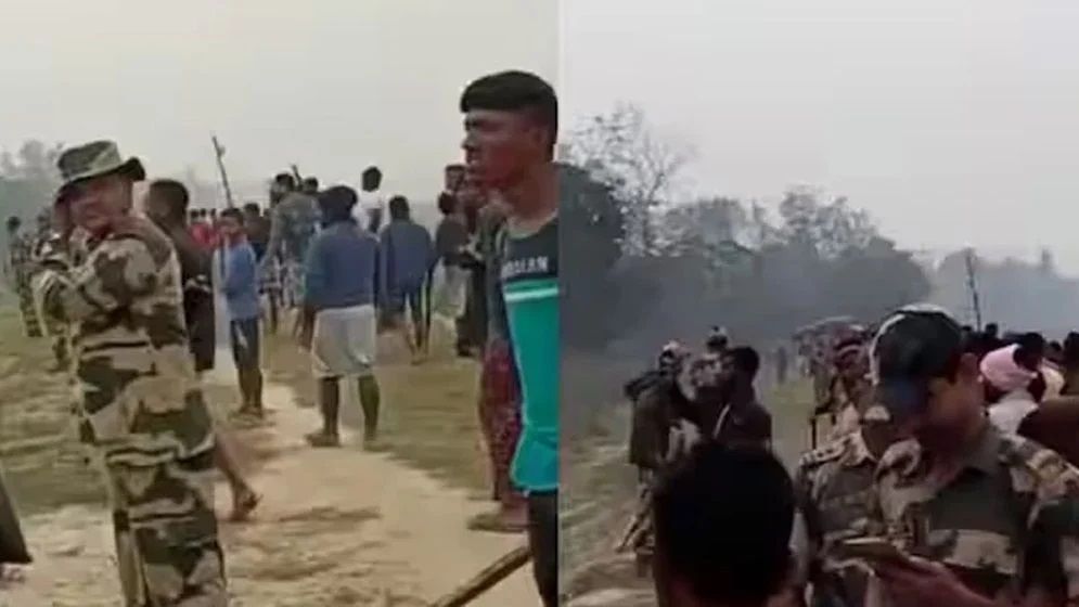 রাজশাহী কাঁটাতারের বেড়া নিয়ে বাংলাদেশ-ভারত সীমান্তে উত্তেজনা