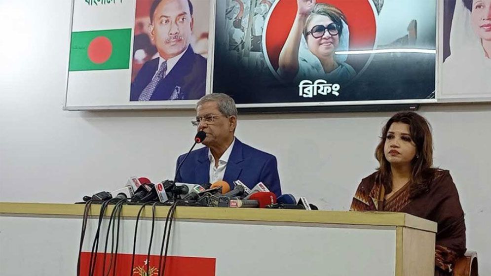 শেখ হাসিনাকে দেশে ফেরত পাঠানোর দাবি বিএনপির