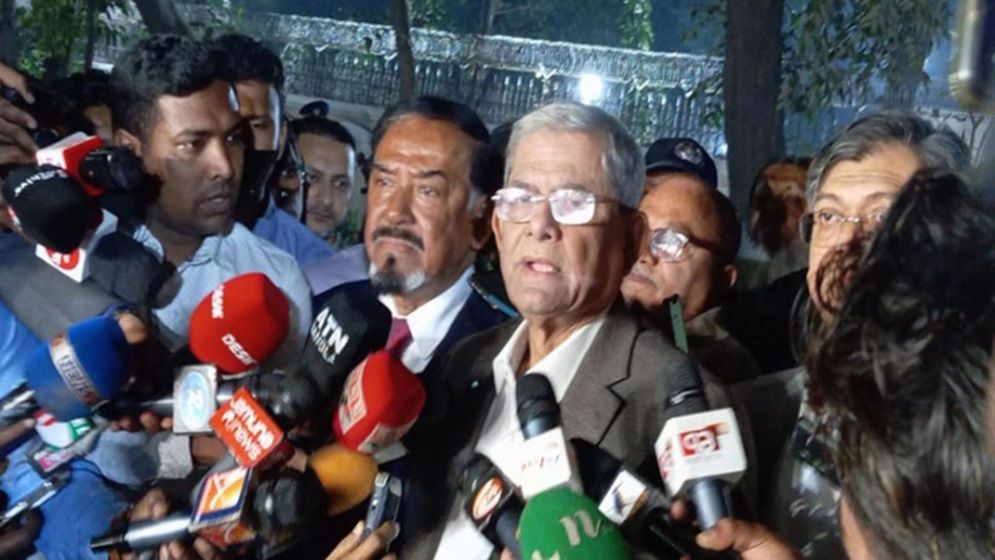 প্রধান উপদেষ্টার সঙ্গে বিএনপির বৈঠক, দ্রুত নির্বাচনের দাবি পুনর্ব্যক্ত