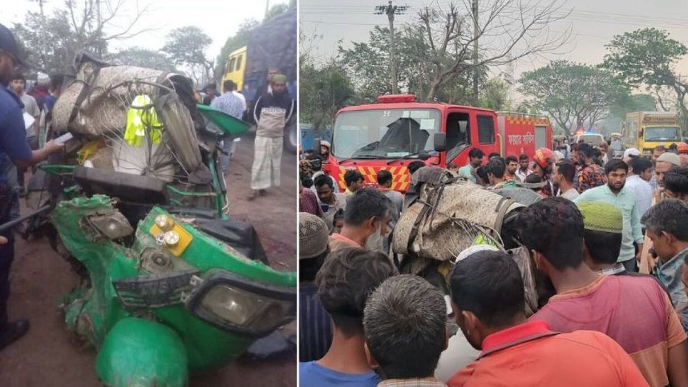 ঈশ্বরদীতে সড়ক দুর্ঘটনায় শিশুসহ ৫ জন নিহত