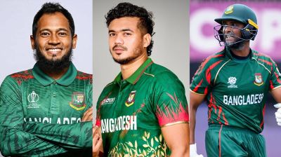 বিসিবির কেন্দ্রীয় চুক্তিতে মুশফিক, মাহমুদউল্লাহ ও তাসকিন, নেই সাকিব