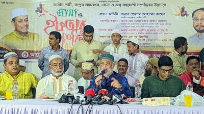 আওয়ামী লীগ ও জাতীয় পার্টি ছাড়া নির্বাচন গ্রহণযোগ্য হবে না : জি এম কাদের