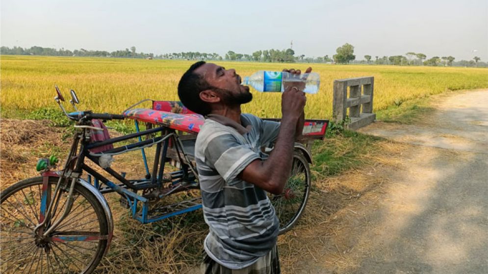 বগুড়ায় একদিনের ব্যবধানে ভাঙল মৌসুমের সর্বোচ্চ তাপমাত্রার রেকর্ড
