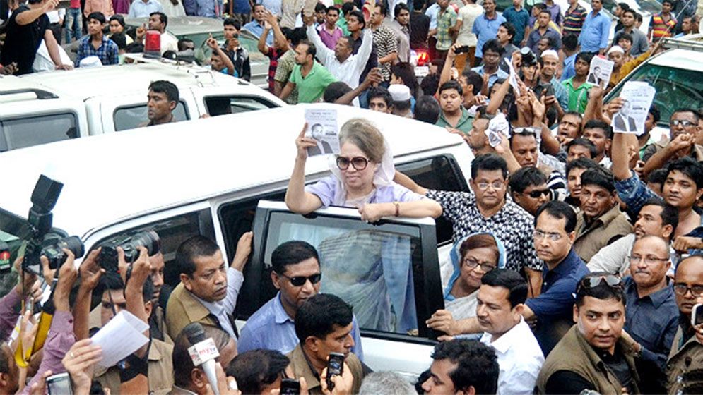 খালেদা জিয়ার আগমন উপলক্ষে বিশেষ ট্রাফিক নির্দেশনা