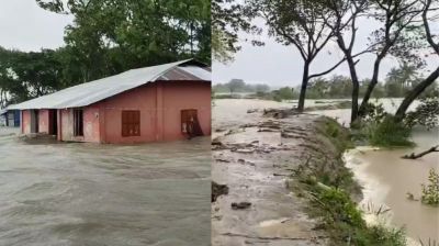 নিম্নচাপের প্রভাবে পটুয়াখালীতে ক্ষতিগ্রস্ত সহস্রাধিক ঘর বাড়ি