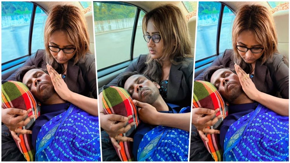 বগুড়ায় ছুটে গেলেন রিয়া মনি, হিরো আলমকে জড়িয়ে ধরলেন বুকে