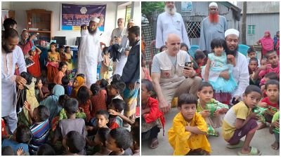 অসহায়দের মাঝে ঈদ সামগ্রী বিতরণ করলো আজিজুর রহমান জার্মানি