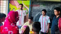 বাঞ্ছারামপুরে রেড ক্রিসেন্টের উদ্যোগে দিনব্যাপী ফ্রি মেডিকেল ক্যাম্প