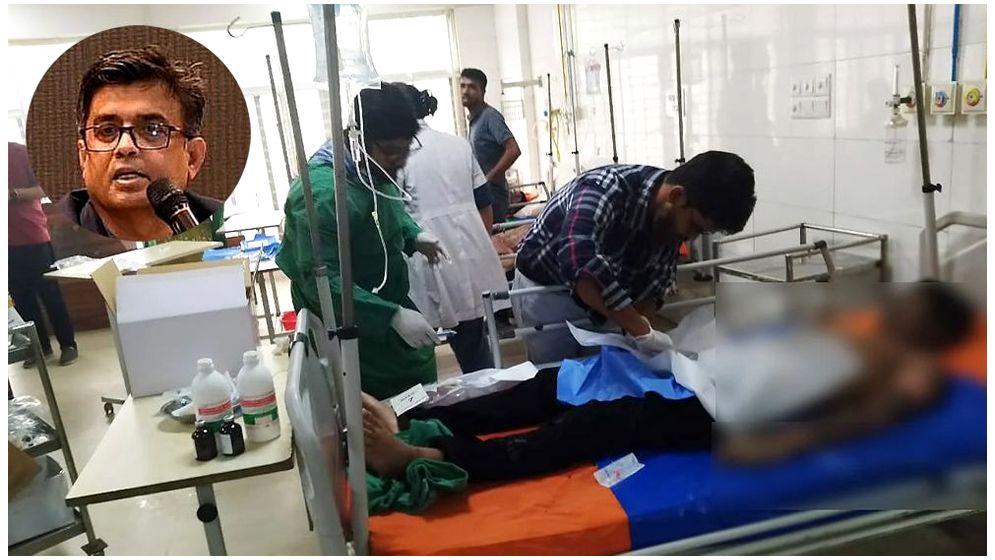 আহতদের খোঁজ নিতে বার্ন ইনস্টিটিউটে প্রেস সচিব