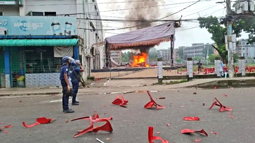 গোপালগঞ্জে হামলা, ১৪৪ ধারা জারি