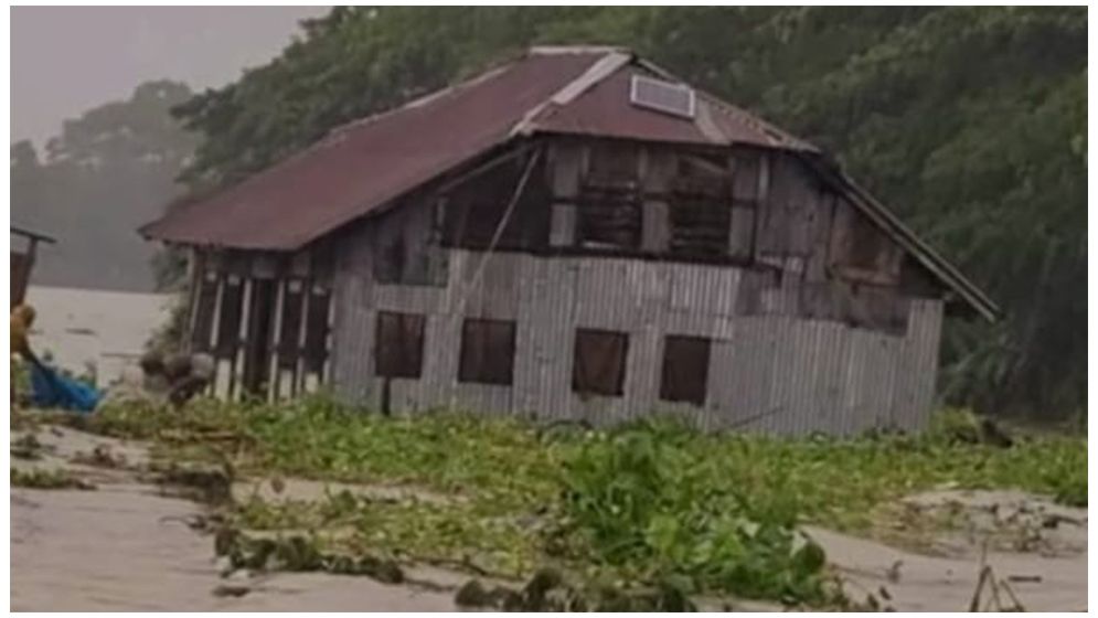 পটুয়াখালীর দুই ইউনিয়ন প্লাবিত