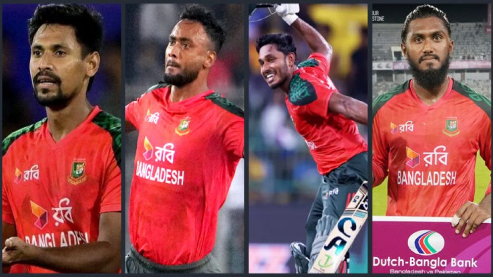 টি-টোয়েন্টি র‌্যাংকিং : শীর্ষ দশে মোস্তাফিজ, ইমন-তামিম-জাকের-শরিফুলের বড় লাফ