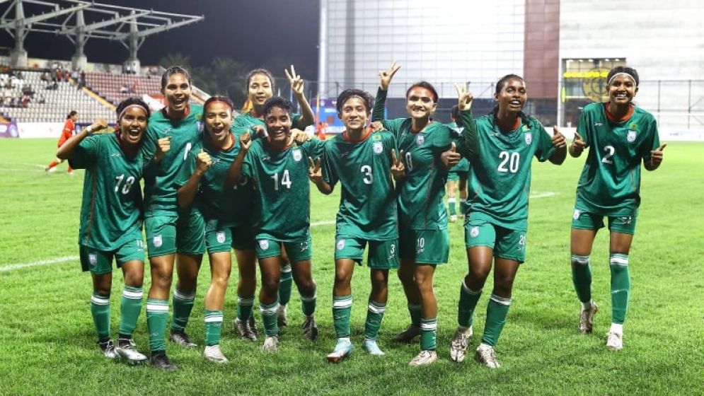 নারী সাফ অনূর্ধ্ব-২০ : শেষ মুহূর্তে নেপালকে হারাল বাংলাদেশ