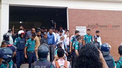 পুলিশি প্রহরায় মাইলস্টোন থেকে বের হলেন দুই উপদেষ্টা