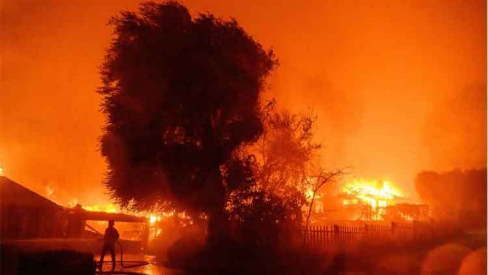ক্যালিফোর্নিয়ায় ছড়িয়ে পড়েছে ভয়াবহ দাবানল