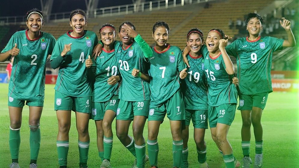 নারী ফুটবলে আরেক ইতিহাস: এশিয়ান কাপের মূলপর্বে বাংলাদেশ অনূর্ধ্ব-২০ দল