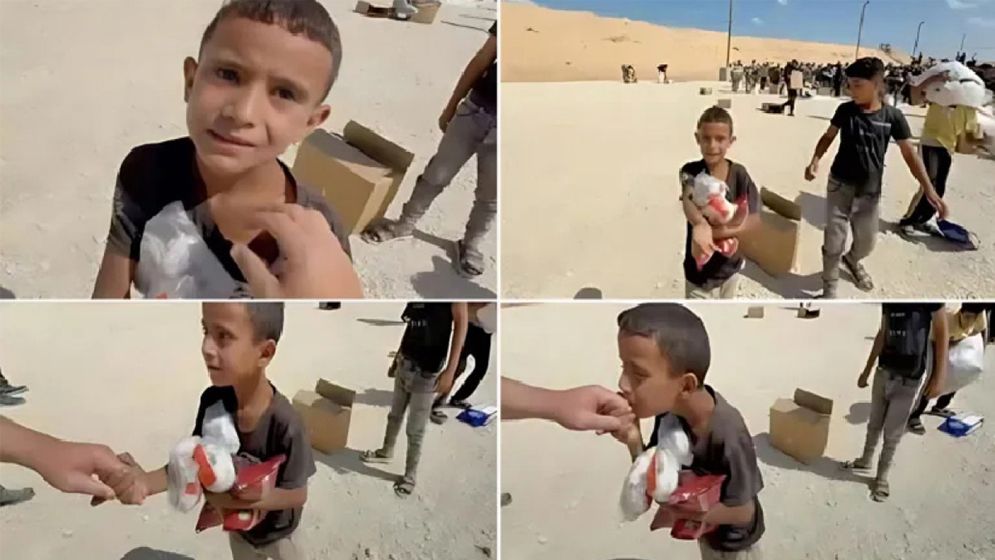 ১২ কিলোমিটার হেঁটে ত্রাণ কেন্দ্রে , ইসরায়েলি বুলেট খেয়ে মারা গেল আমির