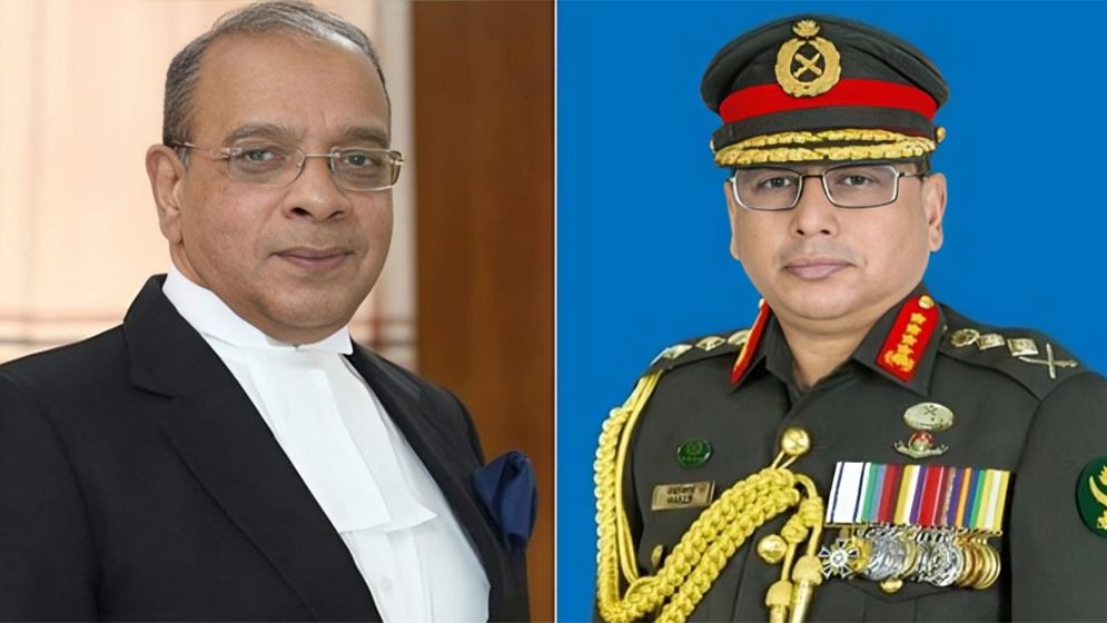 প্রধান বিচারপতির সঙ্গে সেনাপ্রধানের বৈঠক