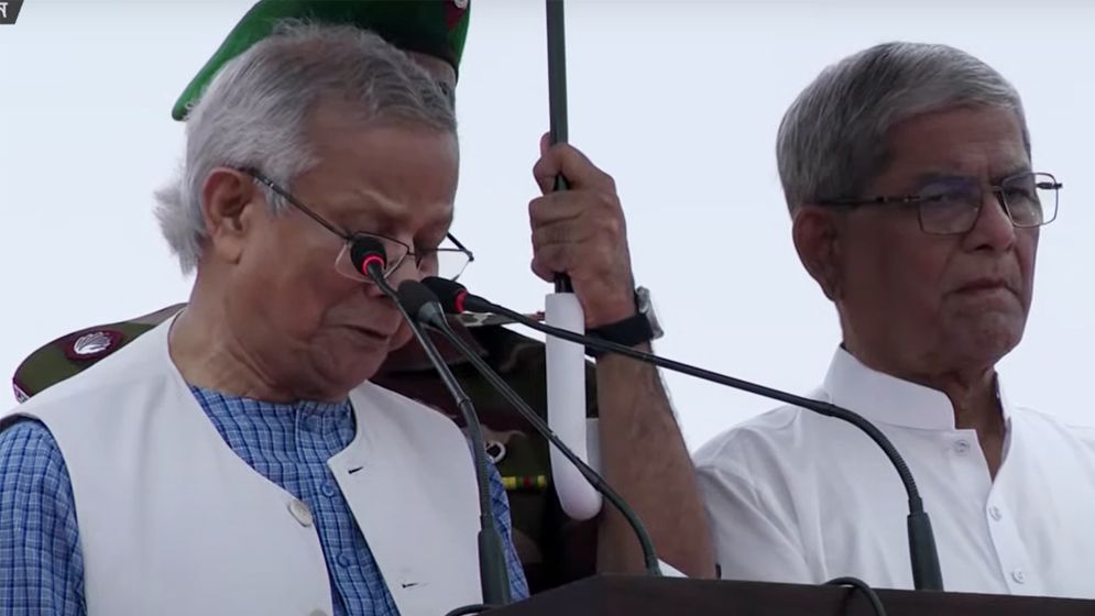 বৃষ্টিকে ‘আল্লাহর রহমত’ বললেন প্রধান উপদেষ্টা