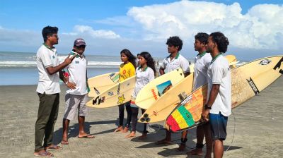 প্রথমবারের মতো এশিয়ান গেমসে বাংলাদেশের সার্ফাররা