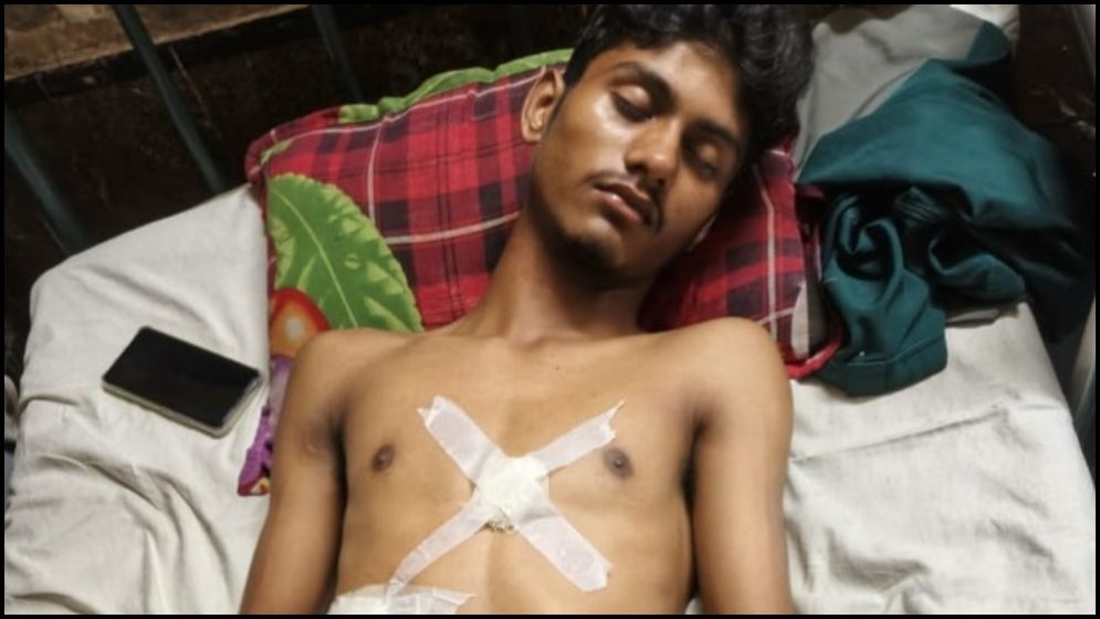 নেশার আড্ডা বসানোর প্রতিবাদ করায় যুবককে  ছুরিকাঘাতে জখম