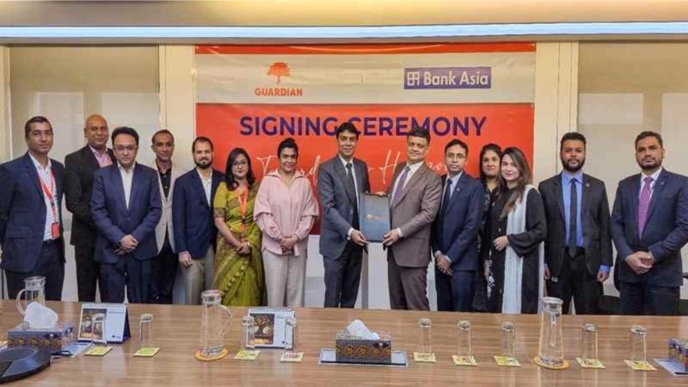 গার্ডিয়ানের সঙ্গে ব্যাংক এশিয়ার চুক্তি