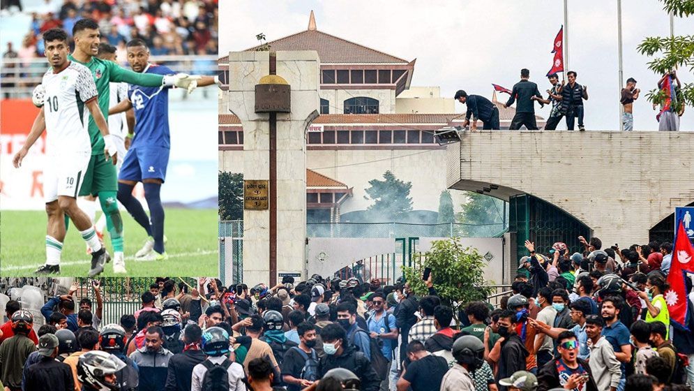 নেপালে আটকে বাংলাদেশ ফুটবল দল, নিরাপদ প্রত্যাবর্তনে তৎপর সরকার