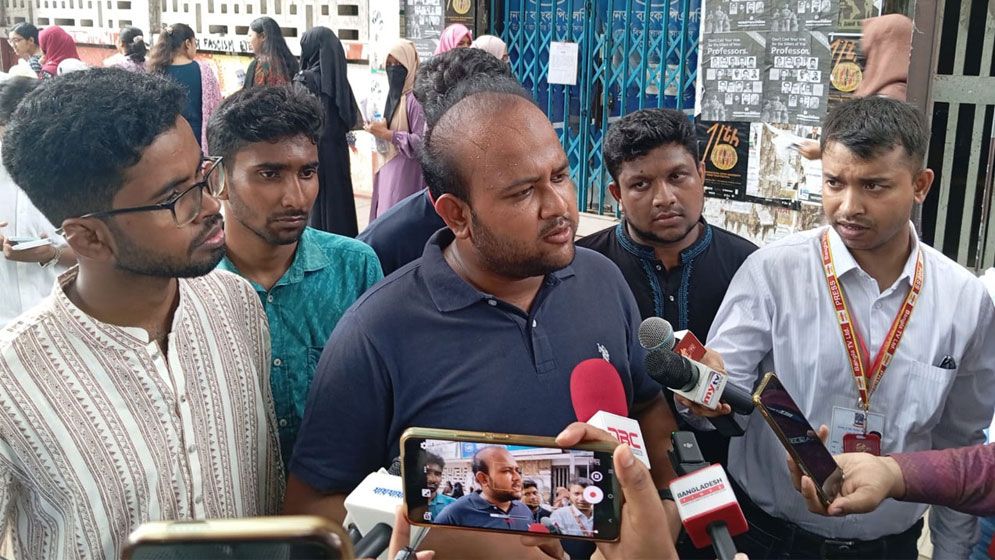 ভোটের পরিবেশ ভালো, অভিযোগ সীমিত : জিএস প্রার্থী হামিম