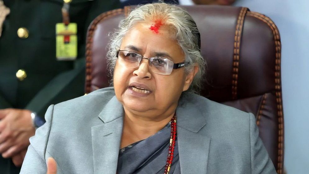 নেপালের প্রধানমন্ত্রী হিসেবে শপথ নিচ্ছেন সুশীলা কার্কি