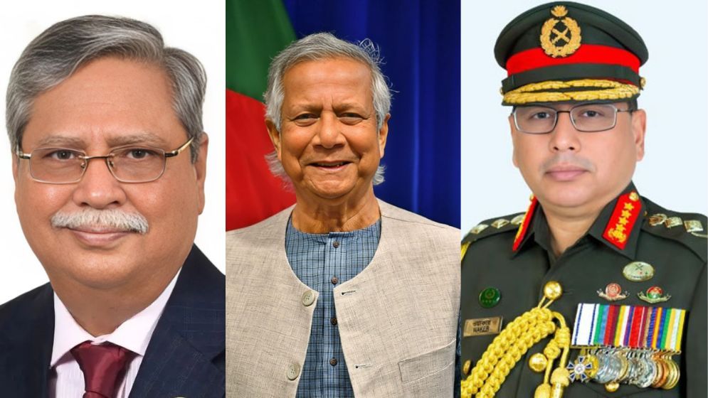 রাষ্ট্রপতি ও প্রধান উপদেষ্টার সঙ্গে সেনাপ্রধানের সাক্ষাৎ