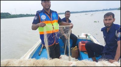 হাটহাজারীতে সাড়ে ৪ লাখ টাকার কারেন্ট জাল ধ্বংস