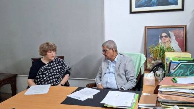 বিএনপি মহাসচিবের সঙ্গে দেখা করলেন ক্যাথেরিন সিছিল