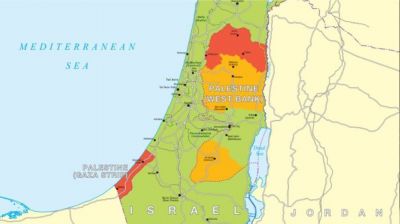 যুক্তরাজ্যের সরকারি মানচিত্রে ফিলিস্তিনের নাম