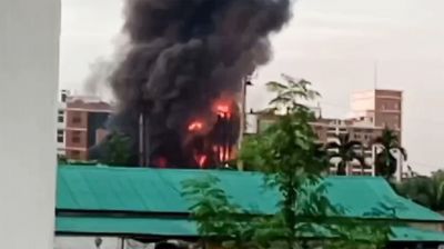 গাজীপুরে পোশাক কারখানায় অগ্নিকাণ্ড