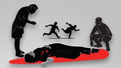 করিমগঞ্জ থানার সামনে সালিশে ছুরিকাঘাতে প্রাণ গেল যুবকের