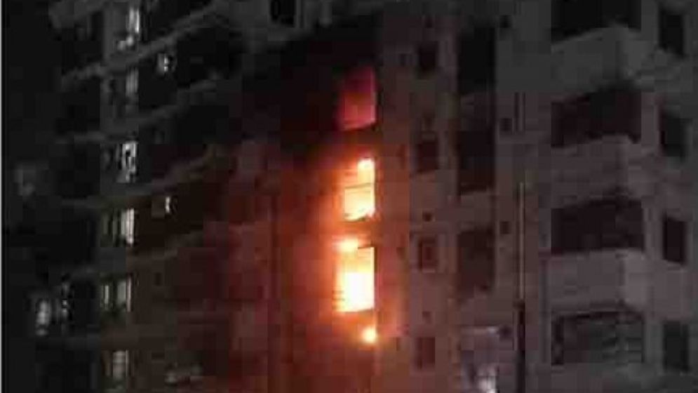 চট্টগ্রামে বহুতল ভবনে আগুন