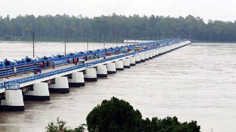 পাহাড়ি ঢল ও বৃষ্টিতে বিপৎসীমার ওপরে তিস্তার পানি