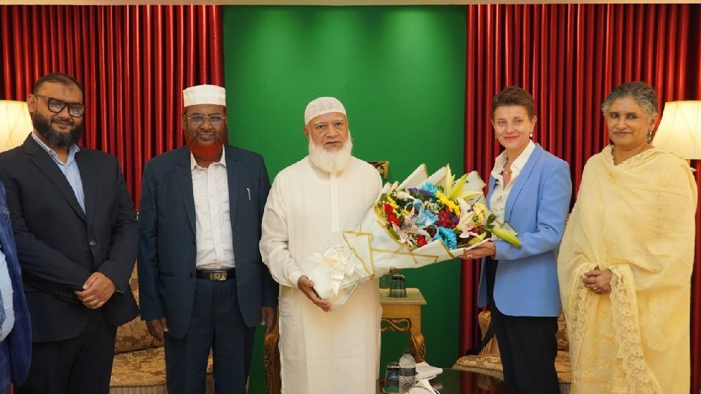 জামায়াত আমিরের সঙ্গে জাতিসংঘ প্রতিনিধির সৌজন্য সাক্ষাৎ