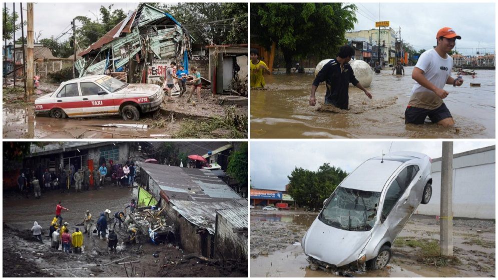মেক্সিকোতে মৌসুমি ঝড়, বন্যা-ভূমিধসে নিহত ৪৪ জন