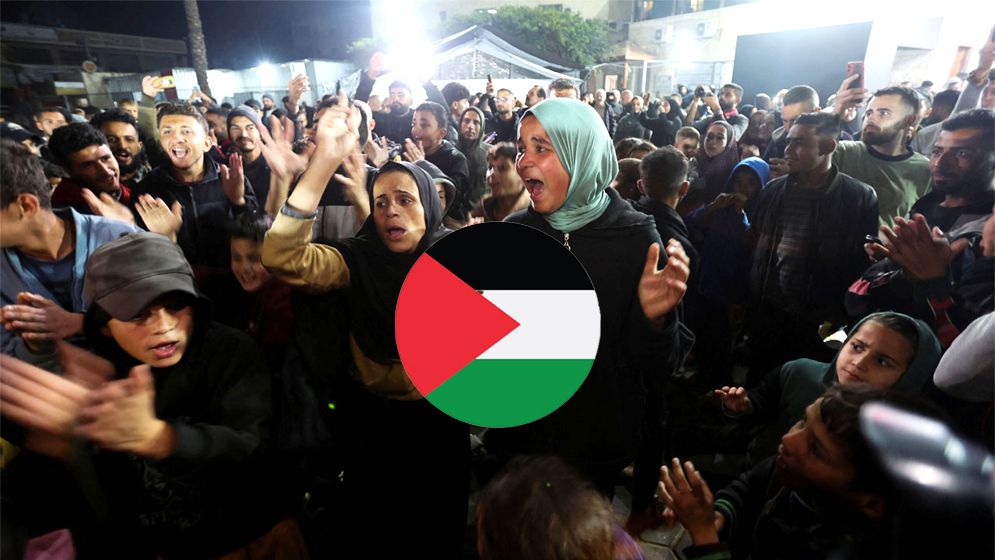 ইসরায়েল-ফিলিস্তিনি গোষ্ঠী চুক্তি স্বাক্ষরের পর গাজায় উচ্ছ্বাস